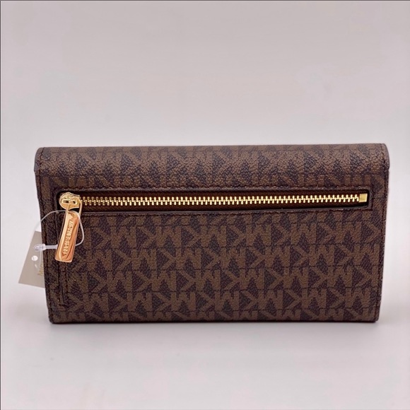 Michael Kors Trifold Wallet Brown - Picture 5 of 9
